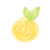 Lemon Chalk Drawing Isolated (1)